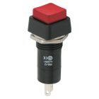 Nyomógombos kapcsoló • piros  (off-on • 1ák • 1A-250V)