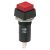 Nyomógombos kapcsoló • piros  (off-on • 1ák • 1A-250V)