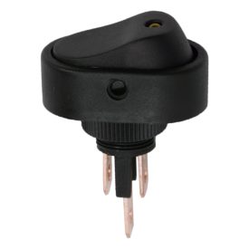   Kapcsoló billenő • sárga (off-on • 1ák • 20A-12VDC)