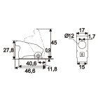 Kapcsoló kibiztosító -09015; 17; 51; 53; 54; 57; 87; 88-