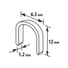 HANDY Tűzőkapocs - 1,2 x 6,3 x 12 mm - 1000 db 10443B