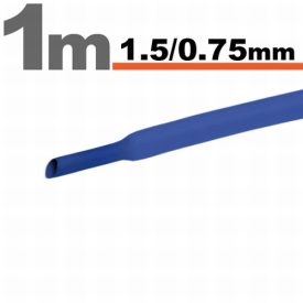 1,5/0,75 kék zsugorcső
