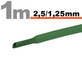 2,5/1,25 zöld zsugorcső