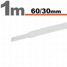 60/30 fehér zsugorcső