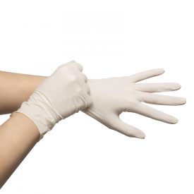 Latex kesztyű - M - 10 db