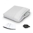 Szúnyogháló függöny ajtóra -mágneses- 100x210cm - fehér