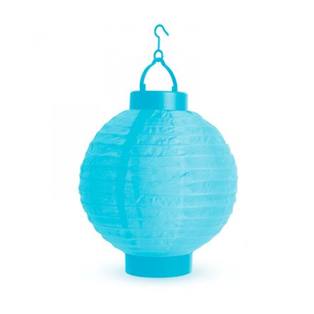 Lampion -LED-es - 20 cm - kék