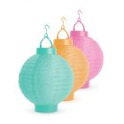 Szolár lampion - 3 színben - hidegfehér LED-es - 21 cm