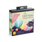 Szolár lampion - 3 színben - hidegfehér LED-es - 21 cm