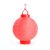 Lampion -LED-es - 20 cm - piros