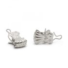 Díszcsipesz, kicsi, króm 10 db