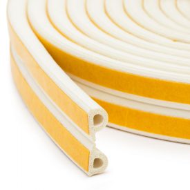   Öntapadós ajtó- ablakszigetelő - P profil - 5,5 mm x 6m - fehér