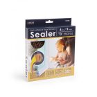 Öntapadós ajtó- ablakszigetelő - D profil - 6 mm x 6m - barna