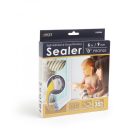 Öntapadós ajtó- ablakszigetelő - D profil - 6m -fehér