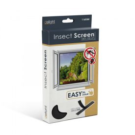 Szúnyogháló ablakra 100x100cm fekete