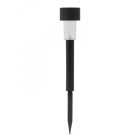 LED-es kültéri szolárlámpa - fekete - hidegfehér - 30 cm