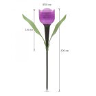 LED-es szolár tulipánlámpa