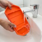 HANDY Gumi szerszámos tálca tárolórekeszekkel - bitfejtartóval - 27,5 x 14,5 x 2,5 cm 11985A