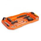 HANDY Gumi szerszámos tálca tárolórekeszekkel - fogantyúval - 53 x 29,5 x 3,5 cm 10985C
