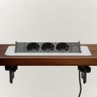 Elosztó -Rejtett- 3-as - felnyíló - szálcsiszolt