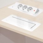 DELIGHT Rejtett elosztó - 3-as - Felnyíló kivitel - fehér 20440WH