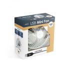 USB Mini Ventilátor - fehér - 18 cm
