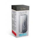 Szappanadagoló - kézzel működtethető - 350 ml - falra szerelhető - ezüst