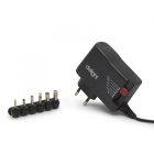 Univerzális adapter 3-12V, 1.5 A, 18W - 6 DC dugó
