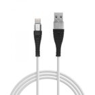 Adatkábel - iPhone - szilikon bevonat - 2A  - 2 m
