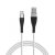 Adatkábel - microUSB - szilikon bevonat  - 2A - 2m