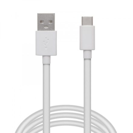 Adatkábel - Type-C - fehér - 1 m