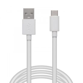 Adatkábel - Type-C - fehér - 2 m
