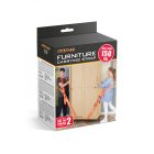 Bútorszállító heveder hátpánttal+csuklópánttal - max 150 kg - 2 személyes szett