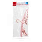 Fehérnemű szárító - 12 db csipesz - rózsaszín - 41 x 22,5 x 4 cm