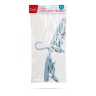 Fehérnemű szárító - 12 db csipesz - világoskék - 41 x 22,5 x 4 cm