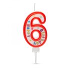 Tortagyertya - szám, 6,5 x 4 cm - 6