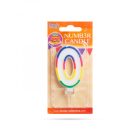 Tortagyertya - szám, 7 x 4 cm - 0