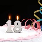 Tortagyertya - szám, 6,5 x 4 cm - 0