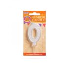 Tortagyertya - szám, 6,5 x 4 cm - 0