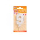 Tortagyertya - szám, 6,5 x 4 cm - 9