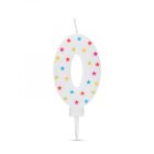 Tortagyertya - szám, 7 x 4 cm - 0