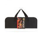 Grillező eszköz szett - 4 db-os - fa nyéllel, táskában