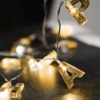 Születésnapi LED-es fényfüzér - "Happy Birthday" - arany - 2 m