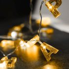 Születésnapi LED-es fényfüzér - "Happy Birthday" - ezüst - 2 m