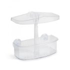 Madáretető - átlátszó, műanyag  - 20 x 17 x 9 cm