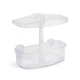 Madáretető - átlátszó, műanyag  - 20 x 17 x 9 cm