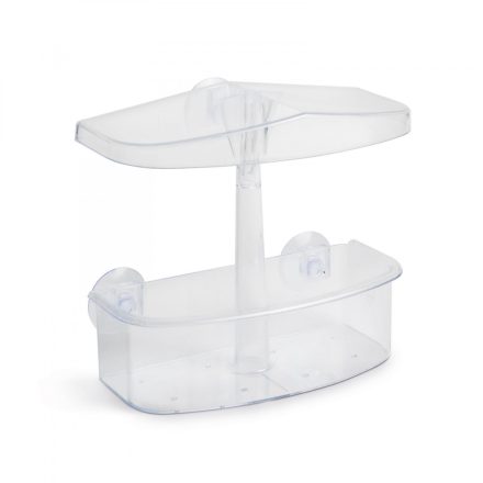 Madáretető - átlátszó, műanyag  - 20 x 17 x 9 cm