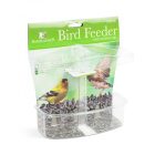 Madáretető - átlátszó, műanyag  - 20 x 17 x 9 cm