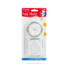 Tojásszeletelő - műanyag / rozsdamentes acél - 19 x 8 cm