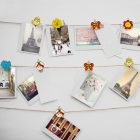 Színezhető fa csipesz filctollal - elefánt - 5 cm